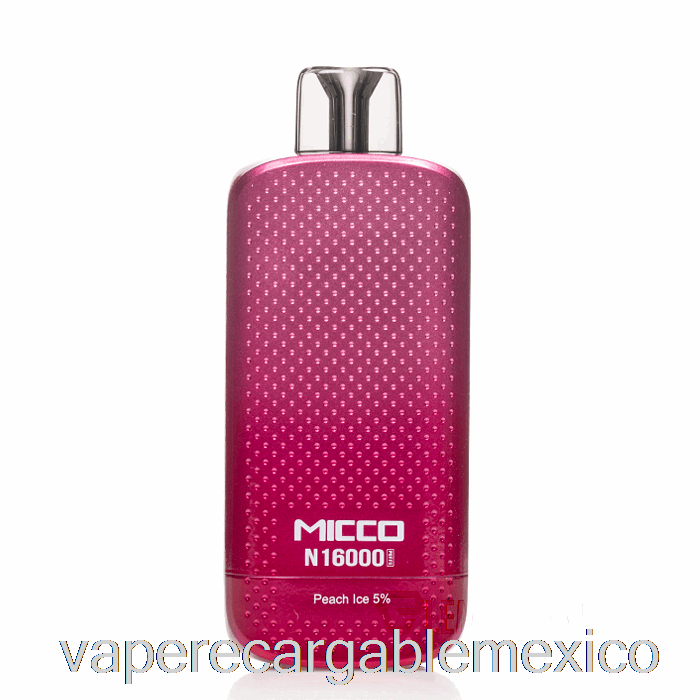 Vape Recargable Horizontech Micco N16000 Desechable Melocotón Hielo